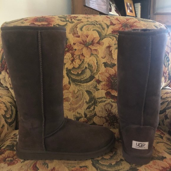 UGG Classic Tall Boot in Chocolate Color - Picture 1 of 7